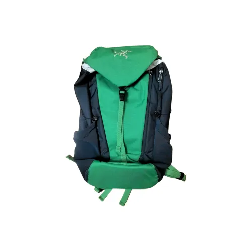 Arcteryx 20L Туристические сумки Полиэстер Темно-зеленый Спокойный синий Многоцветный Унисекс