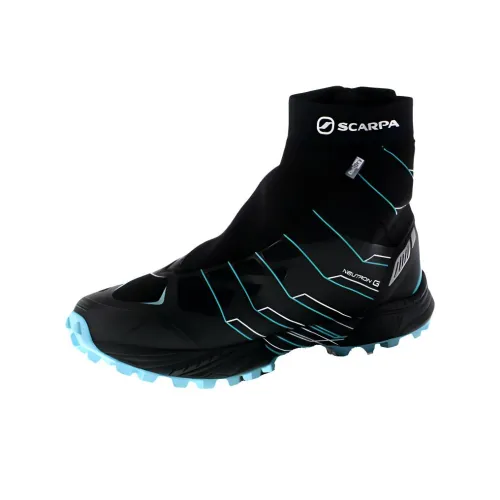 SCARPA Амортизация Износостойкие Высокие Беговые Кроссовки Женские Черные