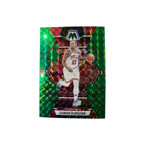 PANINI Bulls DeRozan Mosaic Green Fold Unstoppable Midrange Player Card Rare Card Спортивные карты 1 шт