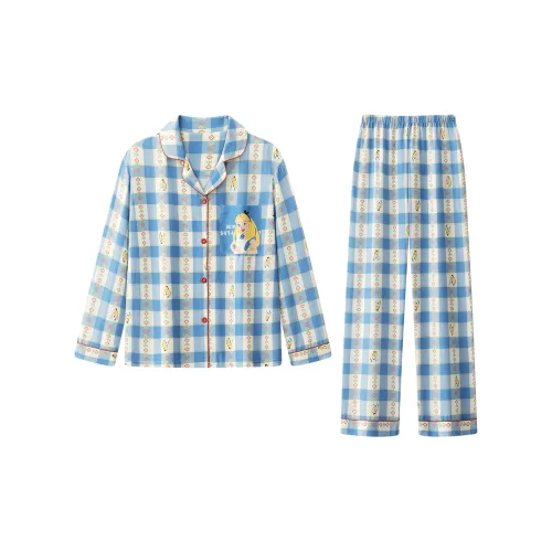 Gongdie X Disney Пижамный комплект Женские Синий