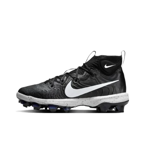 Nike Alpha Huarache NXT Slip-Resistant Abrasion-Resistant High-Top Training Shoes Men's Black Gray Найк Alpha Huarache NXT противоскользящие устойчивые к истиранию высокие кроссовки для тренировок мужские черные серые