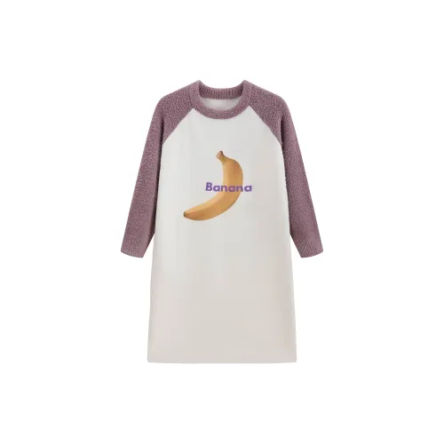 WANANNI Ночная сорочка Женская Фиолетовая