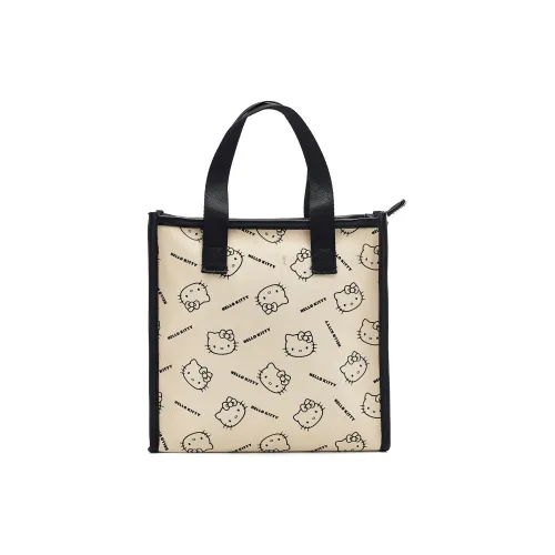 Санрио Ткань Тоут Сумка Сумка для покупок Сумка Обычная Унисекс Бежевая