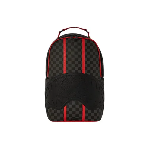 SPRAYGROUND Рюкзак из искусственной кожи унисекс черный красный