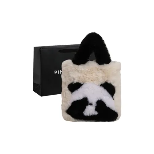 PINK·LAND Плюшевая сумка через плечо сумка обычного размера белый серый фиолетовый хаки кофейный зеленый