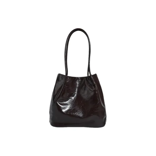 NOMK ПУ (полиуретан) Подмышечный Сумка на плечо Женская Кофейно-коричневый Бургунди Черный