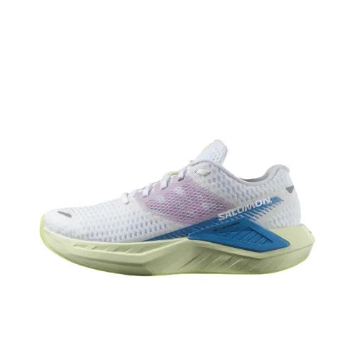 SALOMON Амортизация Износостойкие Низкие Кроссовки для Бега Женские Белые