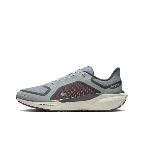 Nike Pegasus 41 Slip Устойчивый к истиранию Низкий Топ Беговые кроссовки Мужской Серый