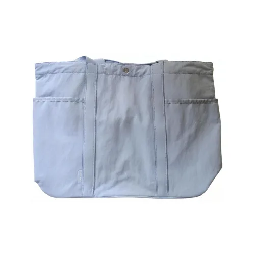 lululemon Переработанный Нейлон Тоут Сумка Сумка для покупок Сумка через плечо Сумка Обычная Унисекс Лен Синий