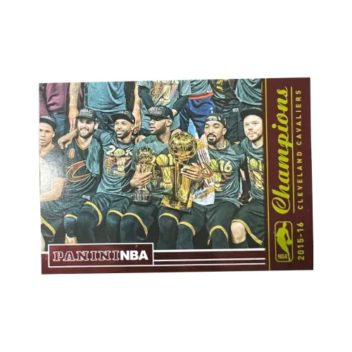PANINI LeBron James Cavaliers Full Team Championship PHOTO Collector's Edition Star Player Card Rare Card