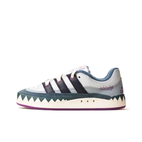 Adidas Originals Adimatic Slip-Resistant Abrasion-Resistant Low-Top Skateboard Shoes Men's Gray Blue Adidas Originals Adimatic Slip-Resistant Abrasion-Resistant Низкие Кроссовки для Скейтбординга Мужские Серый Синий