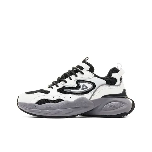 PEAK Taichi Yunxi Амортизация Покрытие Отскок Противоскользящий Низкий Топ Повседневный Женский Светло-Серый Черный