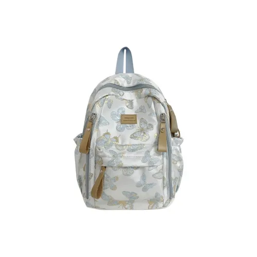 BAODIDAISHU Композитная ткань Рюкзак Маленький Рюкзак Средний Женский Светло-синий Черный Розовый Серебряный