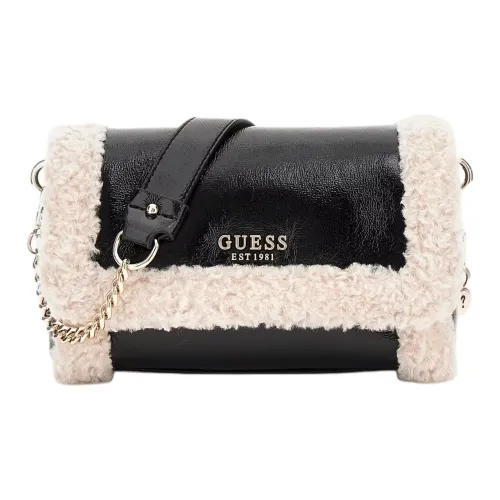 GUESS Полиуретан Сумка через плечо Сумка на плечо Женская Черная