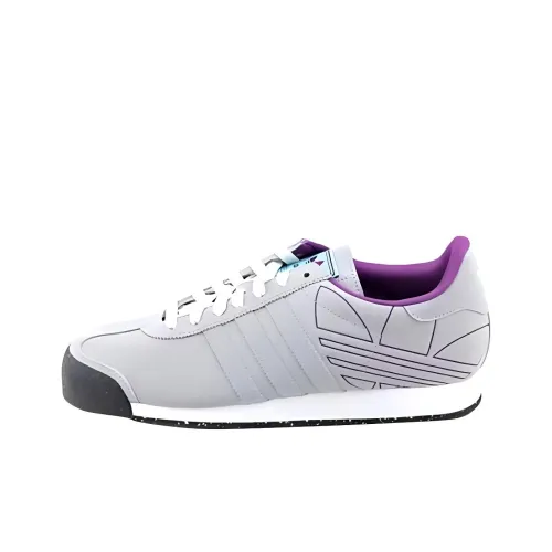 Adidas Originals Samoa Ретро Амортизация Износостойкие Низкие Кроссовки для скейтбординга Мужские Серые