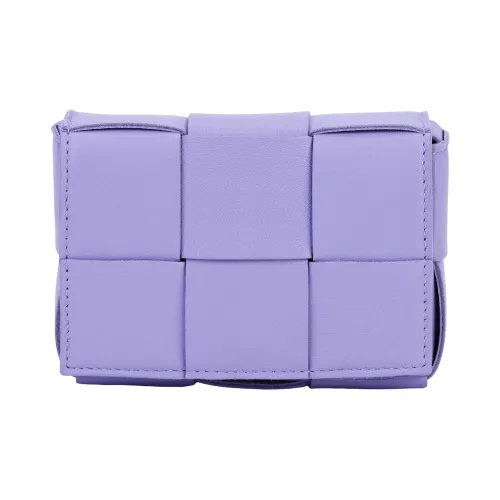 Bottega Veneta CASSETTE Pillow Bag Овчина Сумка Сумка через плечо Сумка через плечо Мини Женская Глициния Фиолетовый