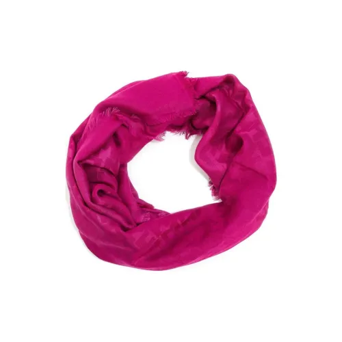 LONGCHAMP Шерсть Шарфы Женские Фуксия