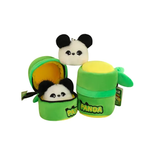 Bitter Purchase Креативный Бамбук Tube Панда Брелок Кукла Плюшевая Подвеска 10 см Высота