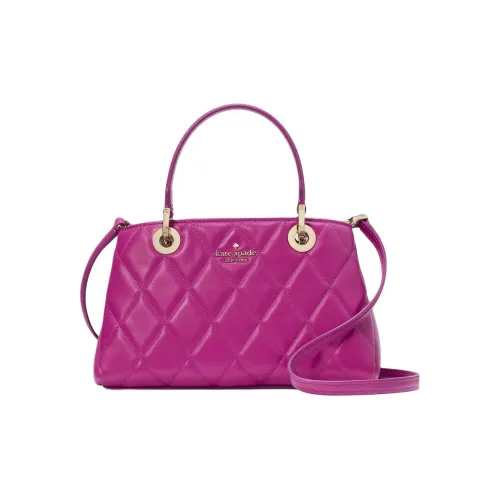 Kate Spade Гладкая Quilted Кожа Сумка через плечо Сумка Маленькая Женская Розовая