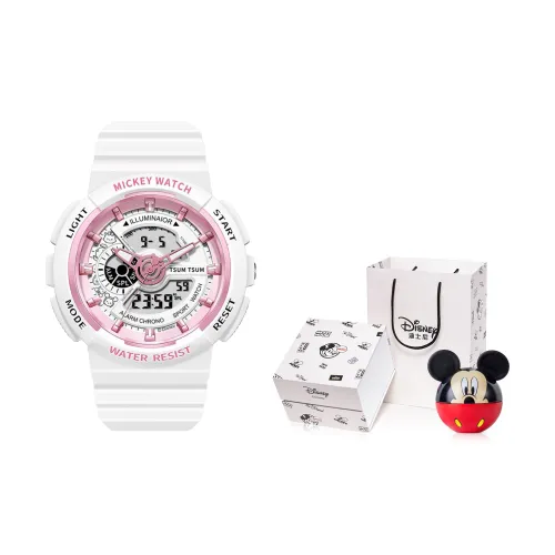 Disney Song Series Электронные Механические Часы Силиконовый Ремешок Унисекс Серебристый Циферблат
