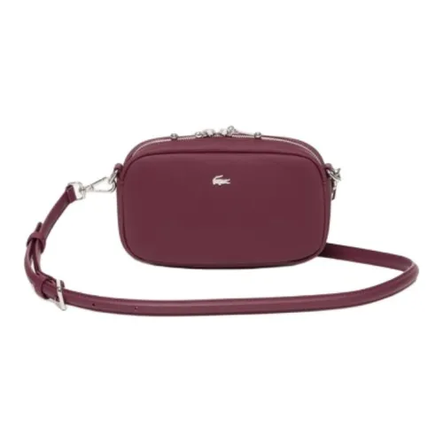 LACOSTE Сумка через плечо из синтетической кожи женская фуксия