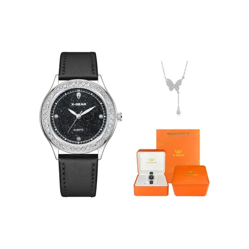 X Gear Кварцевый механизм Женские часы 35 мм Белый