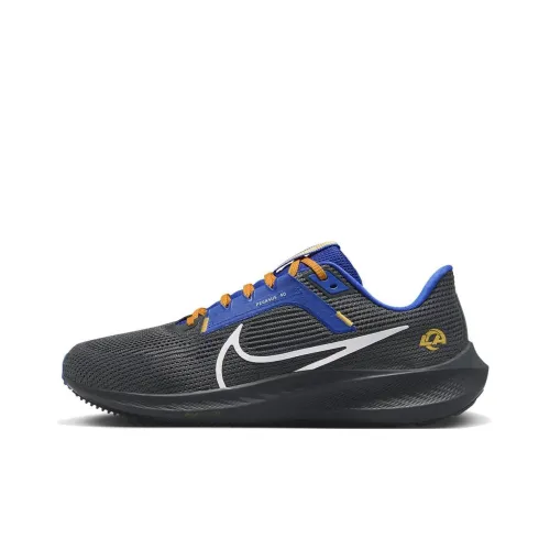 Nike Air Zoom Pegasus 40 Slip-resistant Abrasion-resistant Low Top Casual Running Shoes Unisex Black Найк Эйр Зум Пегасус 40 Противоскользящий Устойчивый к истиранию Низкий Топ Повседневные Беговые Кроссовки Унисекс Черный