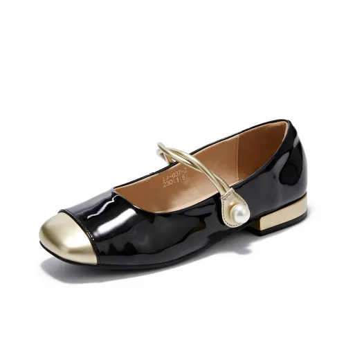 La Chapelle Грубый каблук Туфли Мэри Джейн Женские