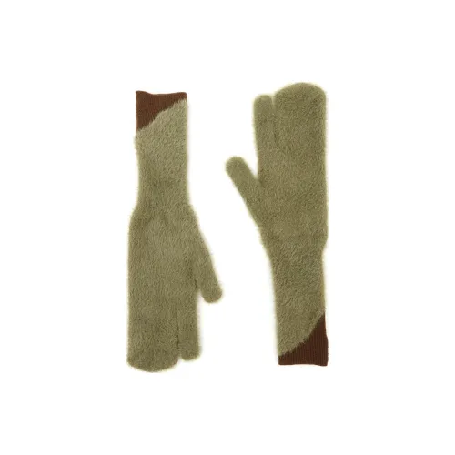 MM6 MAISON MARGIELA Полиамид Перчатки Женские Зеленый