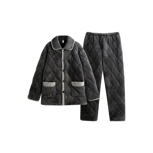 UAVAE Пижамный комплект Мужской Темно-серый