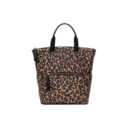 Kate Spade Переработанный нейлон Рюкзак Большой Женский Коричневый Многоцветный