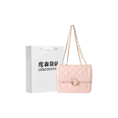 Dusen Kangaroo ПУ (полиуретан) Маленькая квадратная сумка сумка через плечо сумка на плечо стандартная женская экрю черный синий