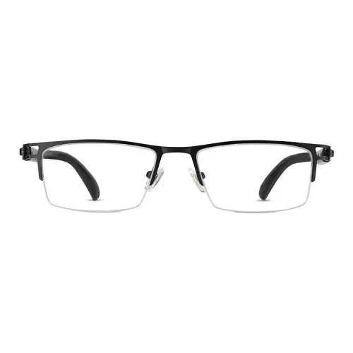 Arno TR Памятный пластик Нержавеющая сталь Оправа «брови» Функциональные очки Мужской Черный