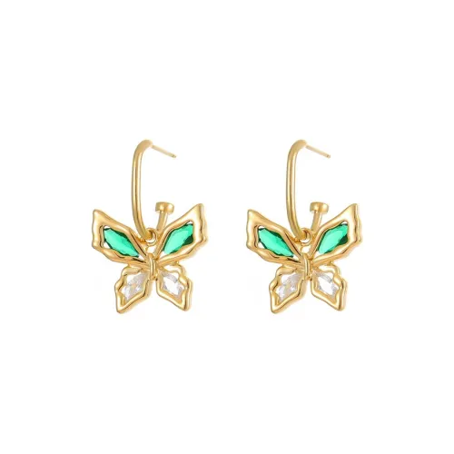 Серьги-гвоздики XIUJUEYINYUAN DL из серебра S925 женские