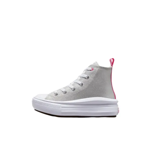 Converse Chuck Taylor All Star Износостойкие Высокие Кеды для Детей Серые