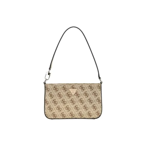 GUESS Полиэстер Сумка через плечо Мини Женская Золотая