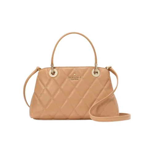 Kate Spade Кожа Через плечо Одно плечо Сумка Маленькая Женская Бежевая Желтая