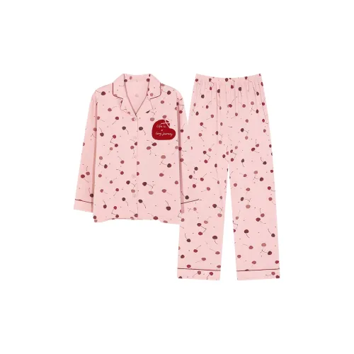 PBENO PD Пижамный комплект женский вишнево-розовый