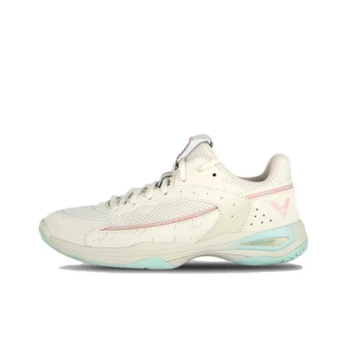 Victor Амортизация Износостойкая Низкая Обувь для Бадминтона Женская Белая