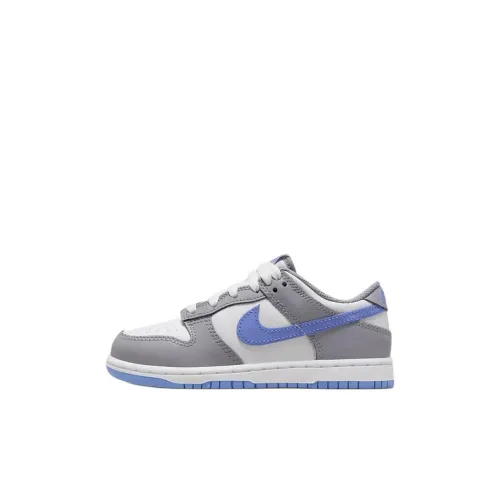 Nike Dunk Детские Скейтбординги Низкий Топ Серый Синий Kids