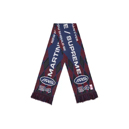 Supreme Смесовая шерсть Шарфы вязаные унисекс
