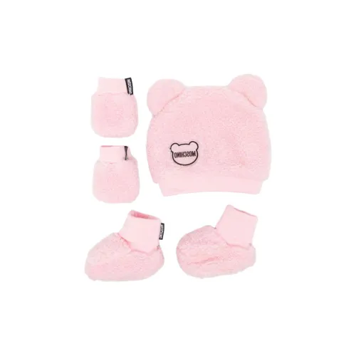 MOSCHINO Искусственный мех Шапки-бини Детский Розовый