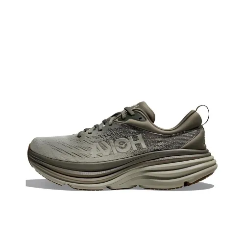 HOKA ONE ONE Bondi 8 Повседневный Низкий Топ Армейский Зеленый Мужской