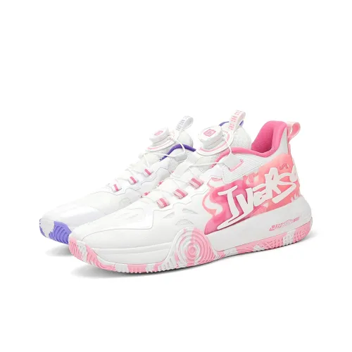 IVERSON Баскетбольные кроссовки Low Top Розовый Фиолетовый Несовпадающие Унисекс