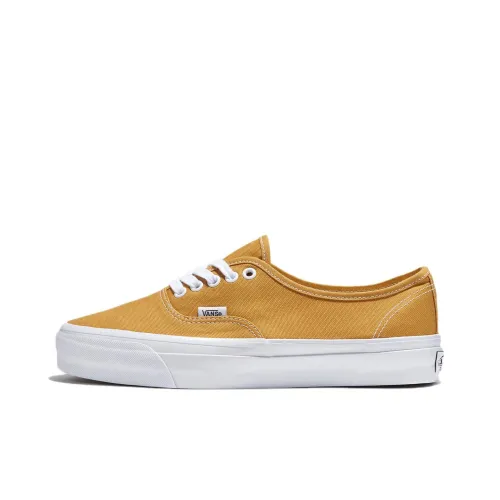 Vans Authentic 44 Low Топ Скейтборд Кроссовки Унисекс Желтый Белый