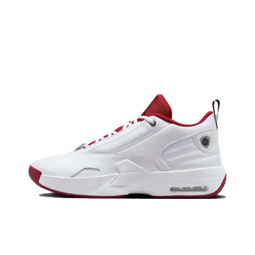 Jordan Max Aura 6 Баскетбольные кроссовки Low Топ Белый Красный Мужской