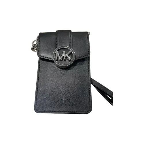 MICHAEL KORS CARMEN Кожа Одно плечо Через плечо Чехол для телефона Маленький Женский Черный