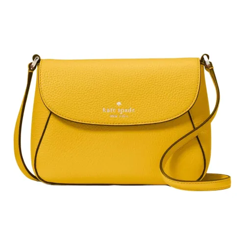 Kate Spade Litchi Grain Кожа Сумка через плечо Мини Женская Желтая