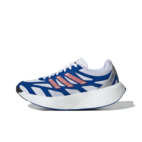 Adidas Adizero Aruku Шорты Устойчивые к истиранию Низкий Топ Беговые кроссовки Унисекс Белый Синий