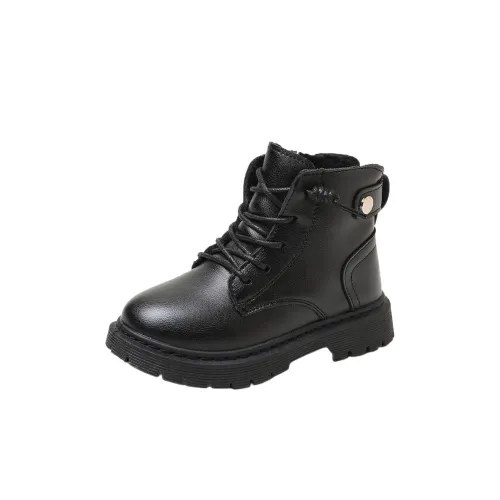 Warrior Slip-resistant Abrasion-resistant High Top Детские ботинки Черные Детские